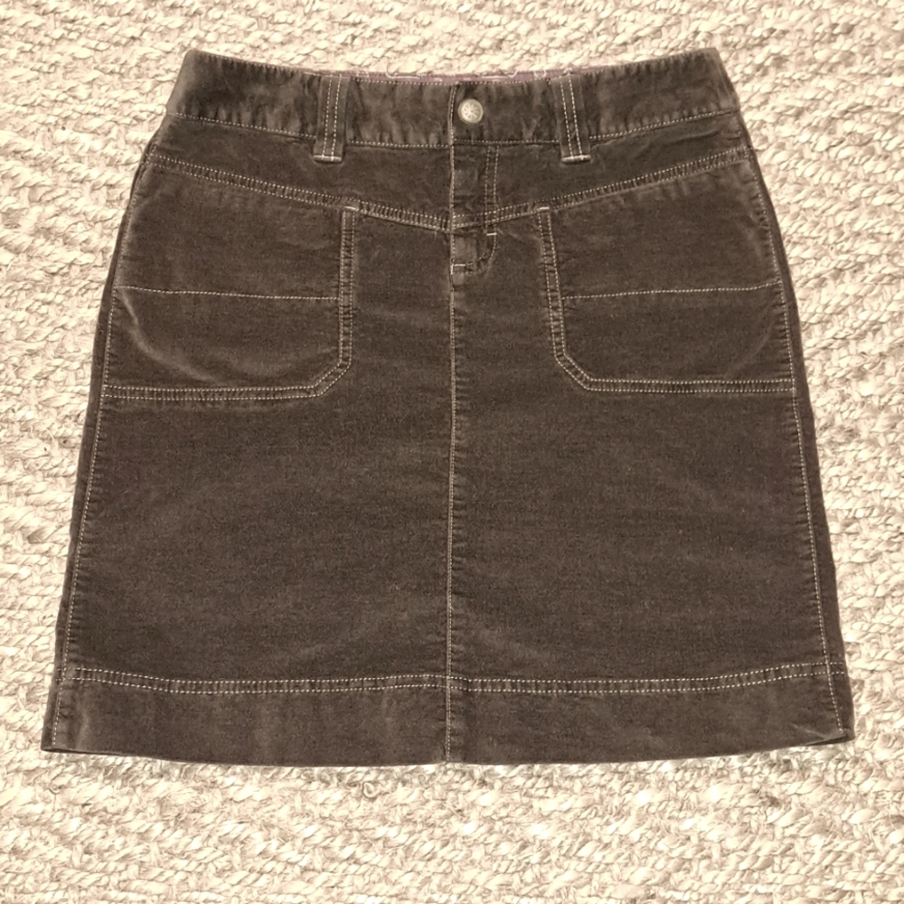 Athleta Velvet Skirt
